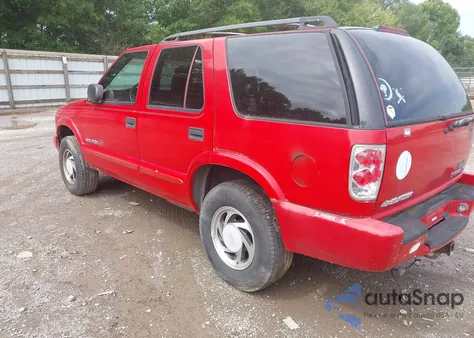 2003 Chevrolet Blazer Ls из США, поврежденный, VIN 1GNDT13X53K186660